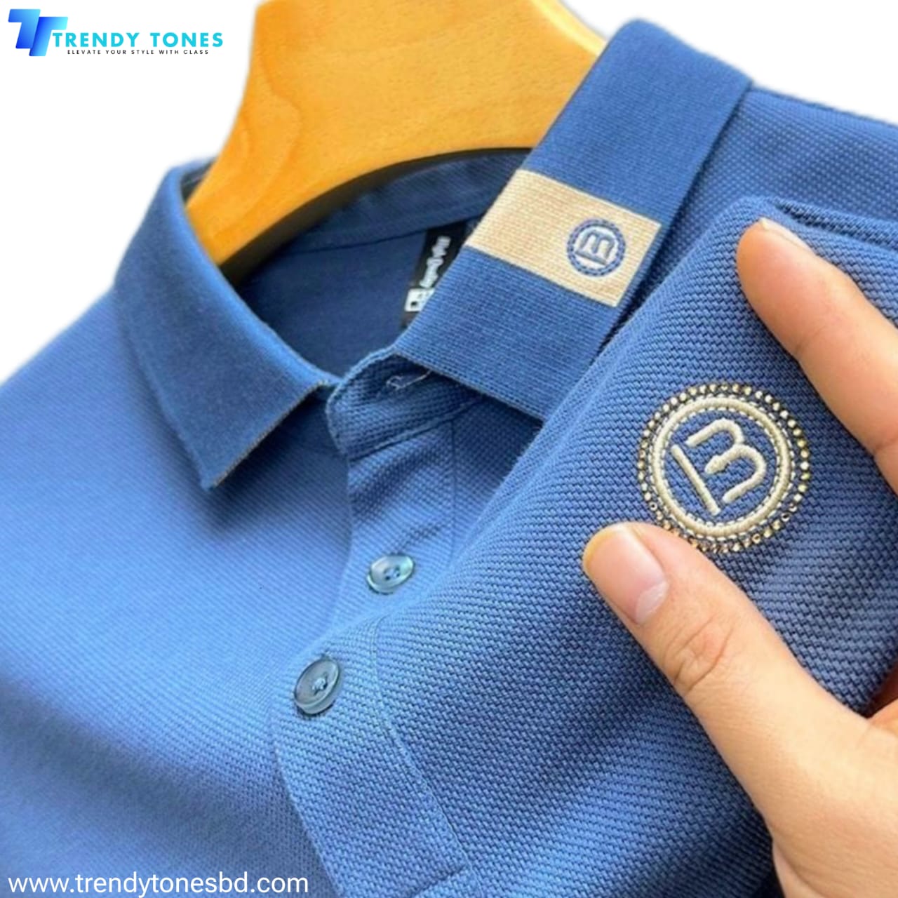 Premium Cotton Polo Shirt For Men (Export Quality)