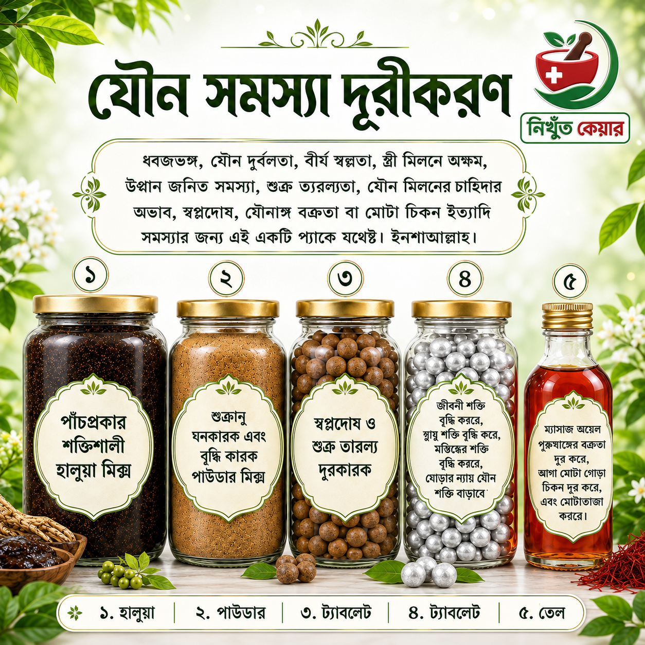 যৌন সমস্যা দূরীকরণ প্যাকেজ-